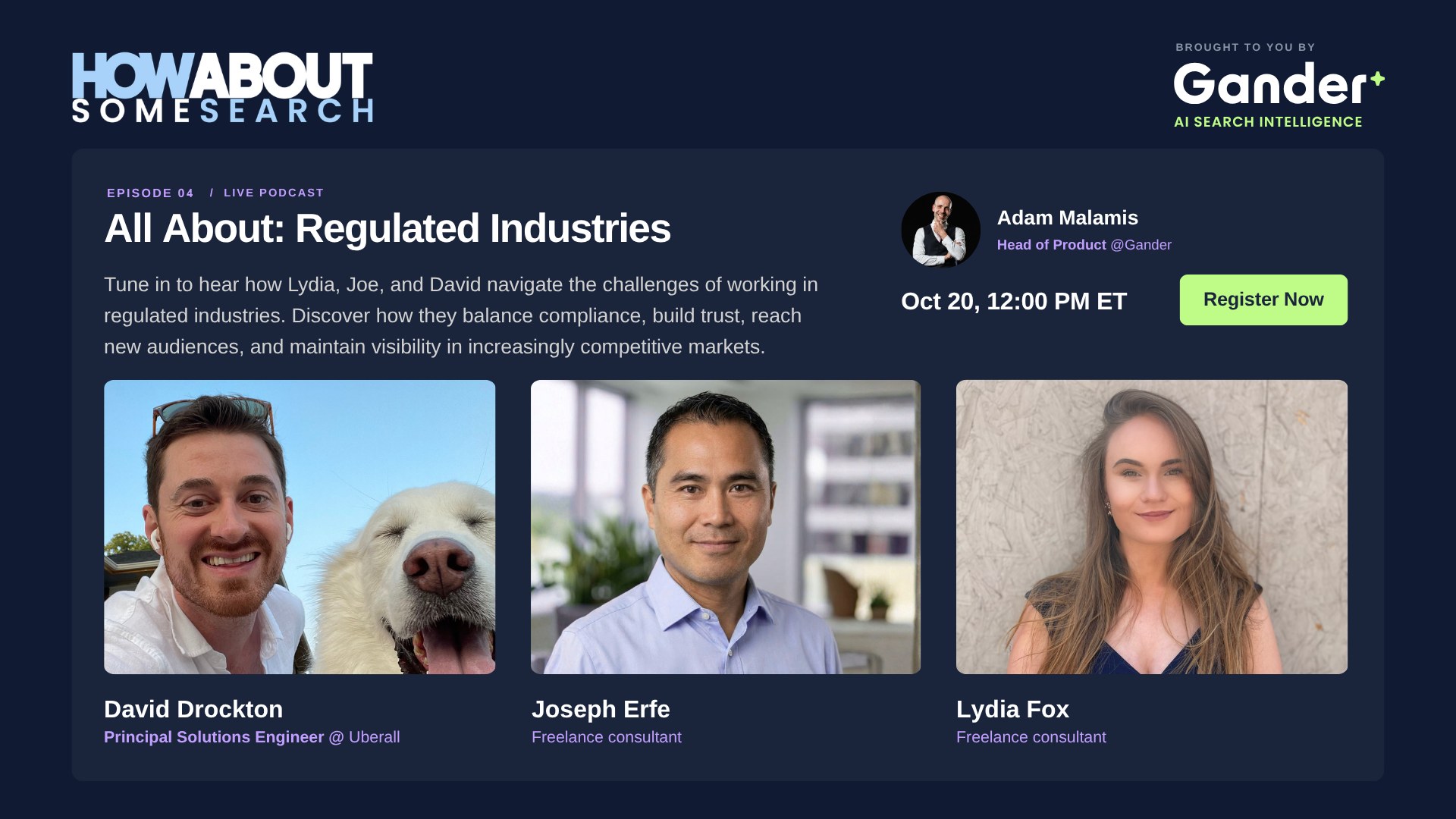 All About: Regulated Industries webinar poster