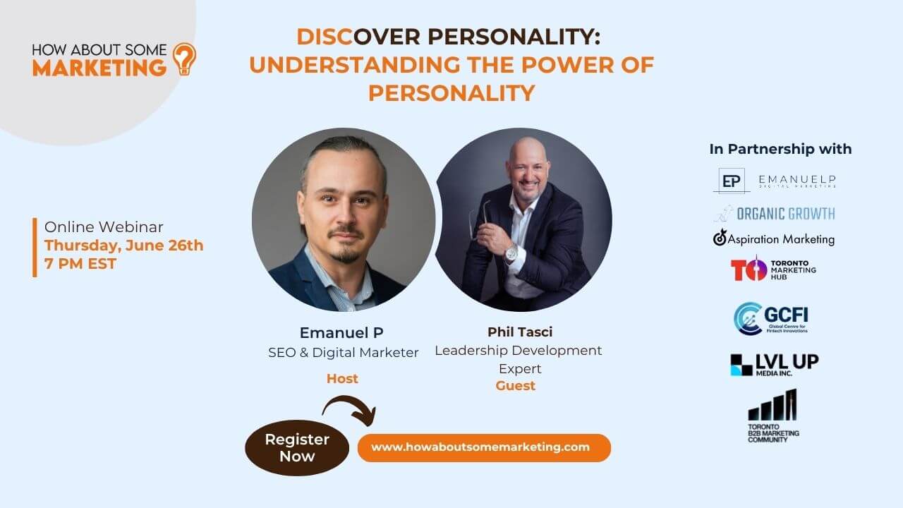 Poster for the event DISCover Personality - Understanding the Power of Personality