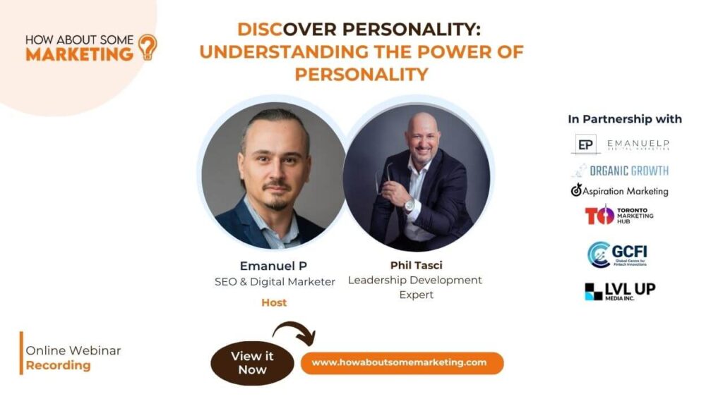 webinar banner DISCover Personality - Understanding the Power of Personality